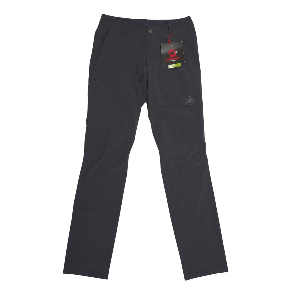 Mammut Runbold Pants Men's 30 Black Hiking Trekking Stretch NWT